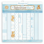8 x 8in Paperpack STAMPERIA - Babydream Blue SBBS56